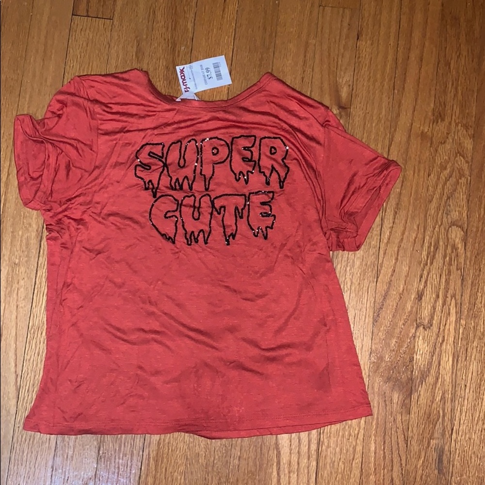 Orange short leave shirt